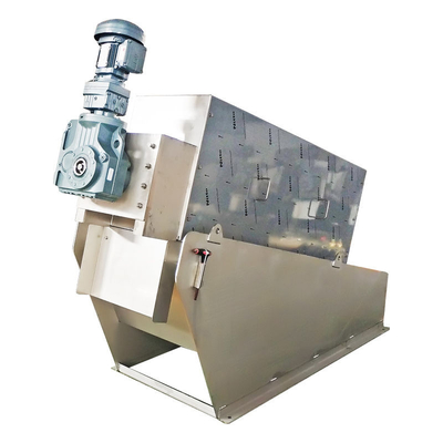 Dewatering Screw Press Sludge Dehydrator Separator For Oily Wastewater Treatment
