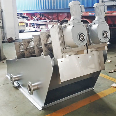 0.8ton / H تصفیه آب فاضلاب چند دیسکی آب فشار مطبوعات روتاری